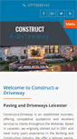 Mobile Screenshot of constructadriveway.co.uk