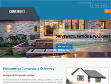 Tablet Screenshot of constructadriveway.co.uk